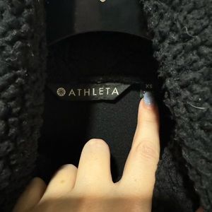 Athleta Sherpa Pullover Sweatshirt
